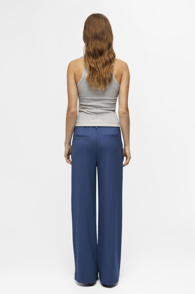 OBJLISA WIDE PANT NOOS 23037921 Dark Denim